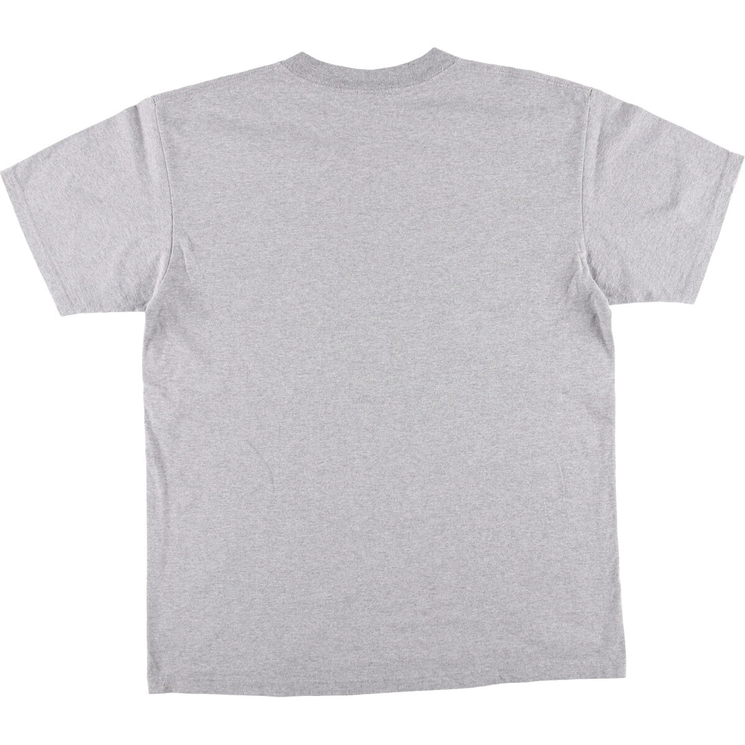 90'S Vintage Columbia Short Sleeve Logo T-Shirt, Men's Size L cotton gray type Vintage Second Hand