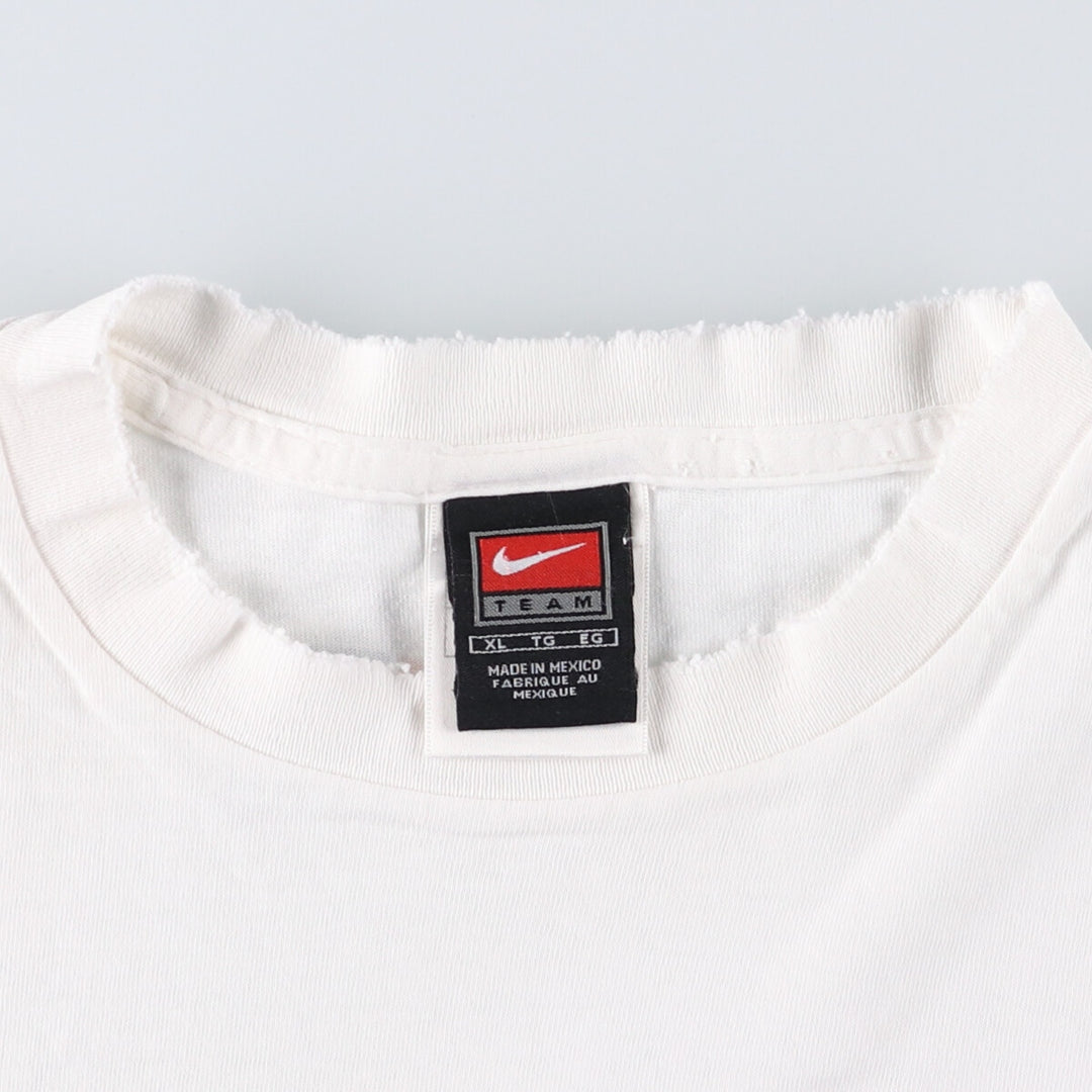 2000s~ Nike TEAM NFL NEW ENGLAND PATRIOTS New England Patriots Sports Print T-Shirt, Men's XL cotton white type Vintage Second Hand