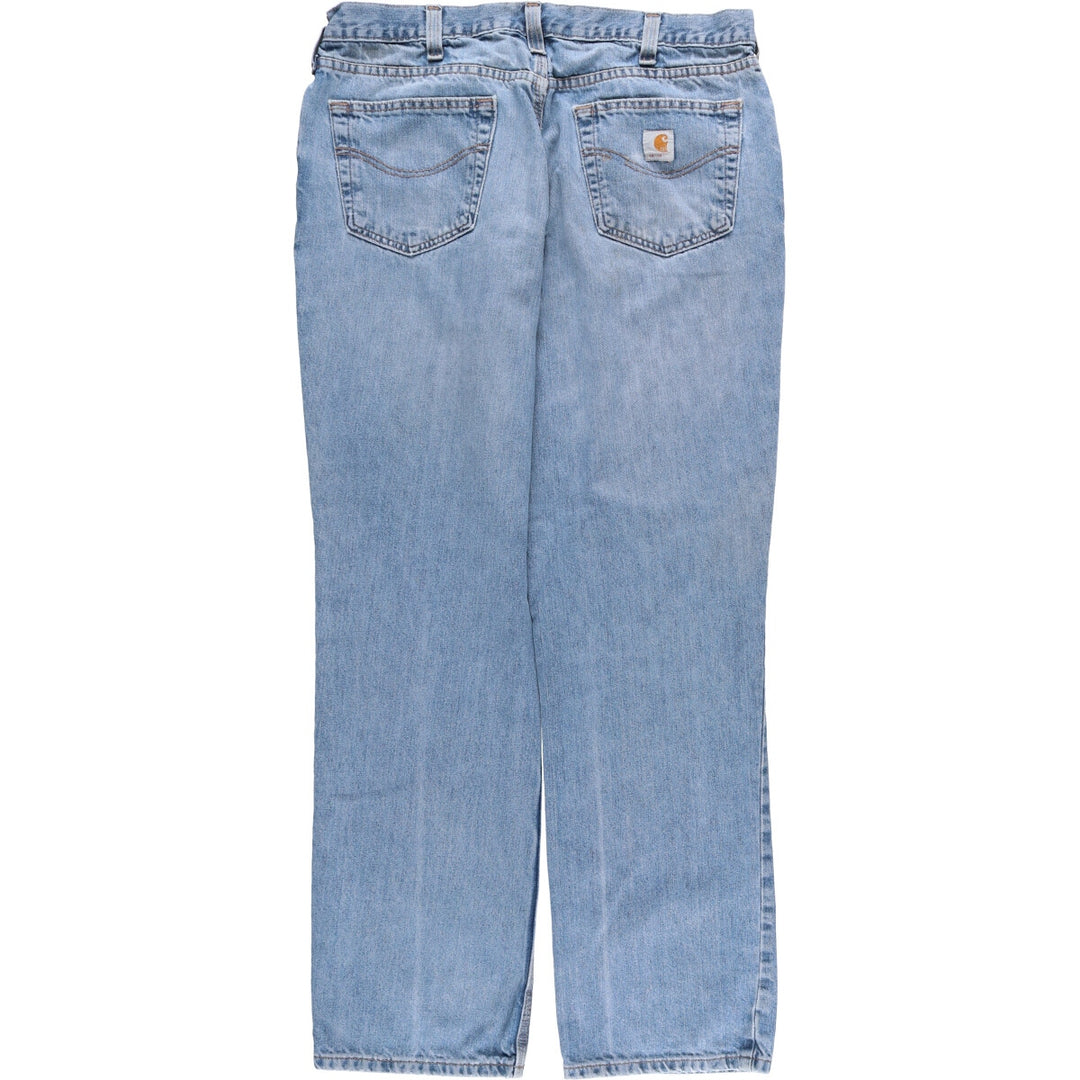 Carhartt Relaxed Fit Straight Denim Pants for Men, W36 cotton blue type Vintage Second Hand