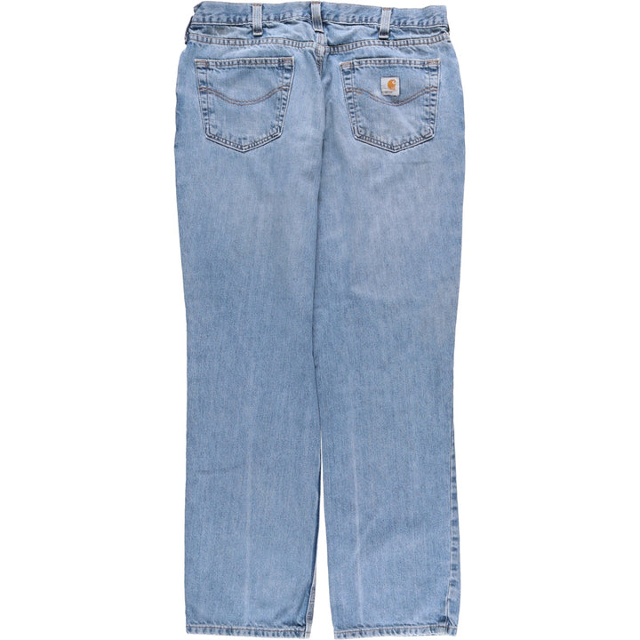 Carhartt Relaxed Fit Straight Denim Pants for Men, W36 cotton blue type Vintage Second Hand