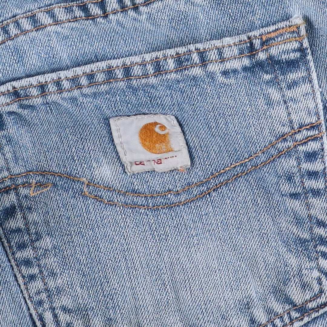 Carhartt Relaxed Fit Straight Denim Pants for Men, W36 cotton blue type Vintage Second Hand