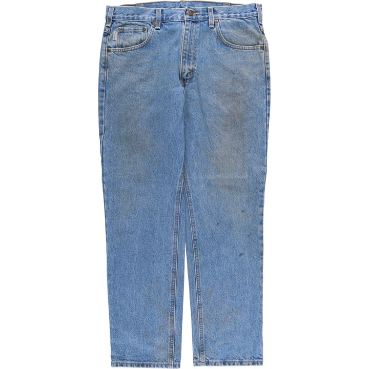 Carhartt Traditional FIT Straight Denim Pants, Men's, W34 equivalent cotton blue type Vintage Second Hand