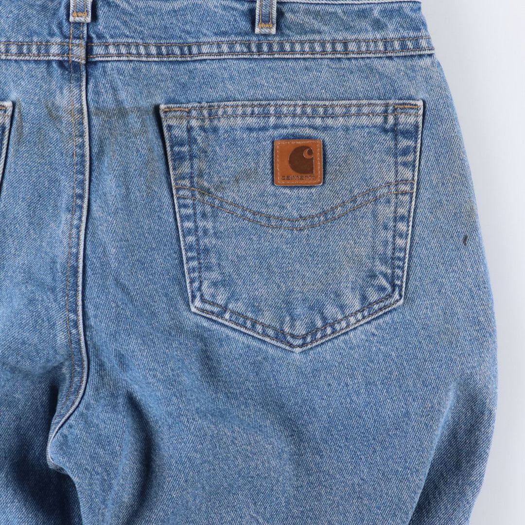 Carhartt Traditional FIT Straight Denim Pants, Men's, W34 equivalent cotton blue type Vintage Second Hand