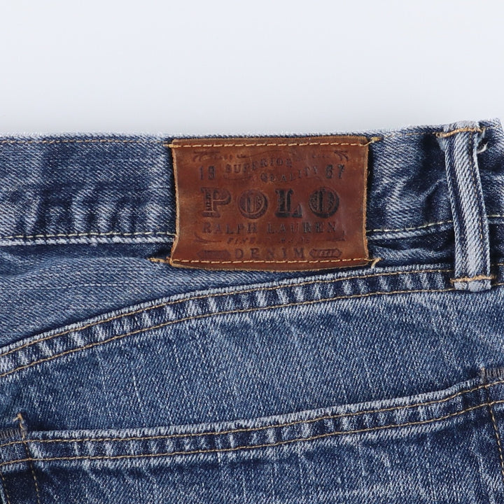 Ralph Lauren POLO RALPH LAUREN CLASSIC FIT straight denim pants for men, size w37 cotton blue type Vintage Second Hand