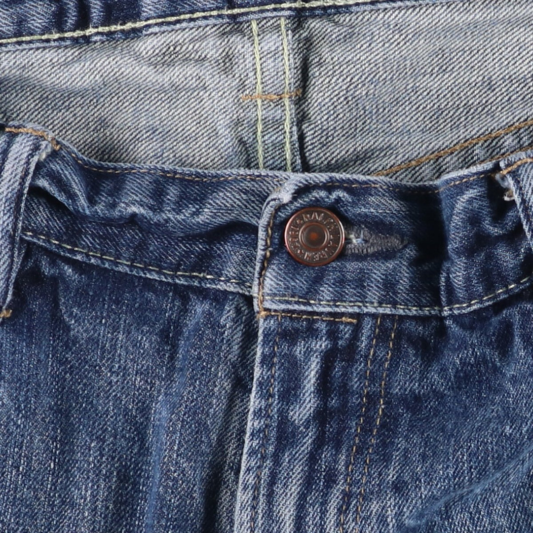 Ralph Lauren POLO RALPH LAUREN CLASSIC FIT straight denim pants for men, size w37 cotton blue type Vintage Second Hand