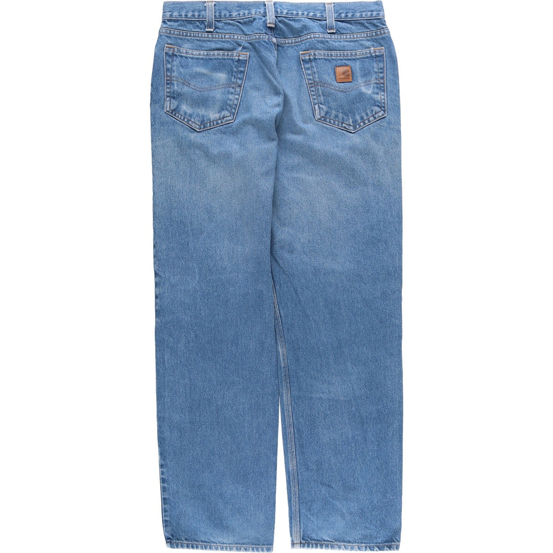 Carhartt Relaxed Fit Straight Denim Pants for Men, W36 cotton blue type Vintage Second Hand