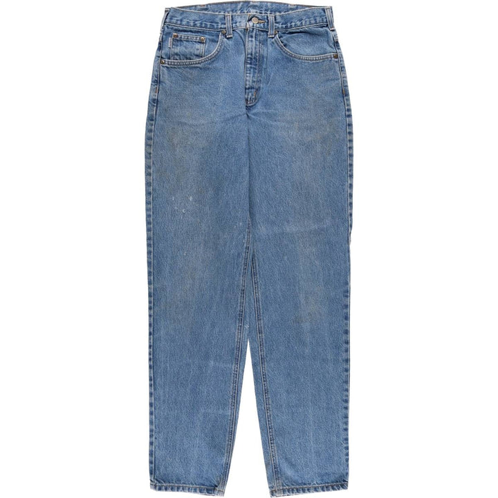 Carhartt Tapered Denim Pants for Men, W32 equivalent cotton blue type Vintage Second Hand