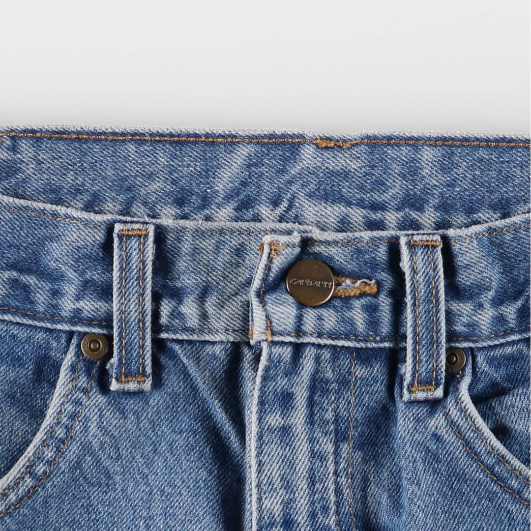 Carhartt Tapered Denim Pants for Men, W32 equivalent cotton blue type Vintage Second Hand
