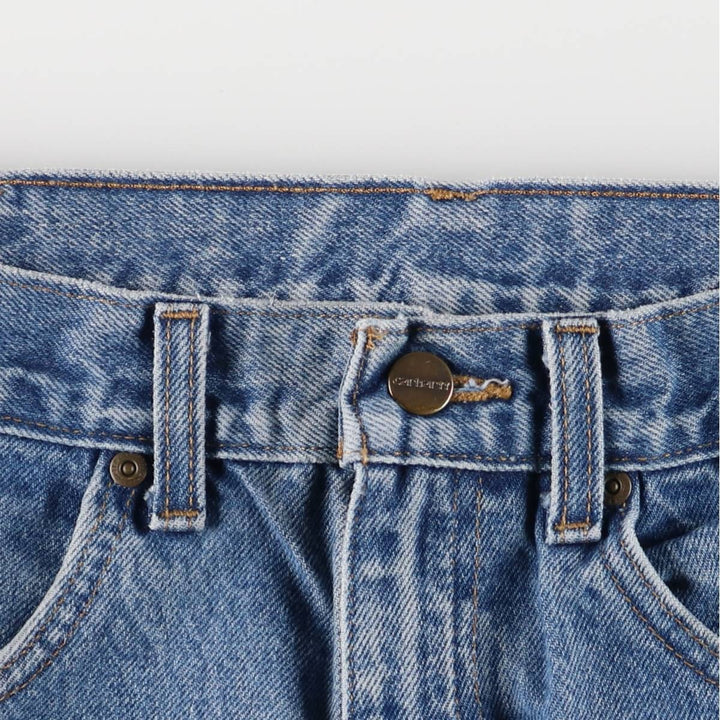 Carhartt Tapered Denim Pants for Men, W32 equivalent cotton blue type Vintage Second Hand