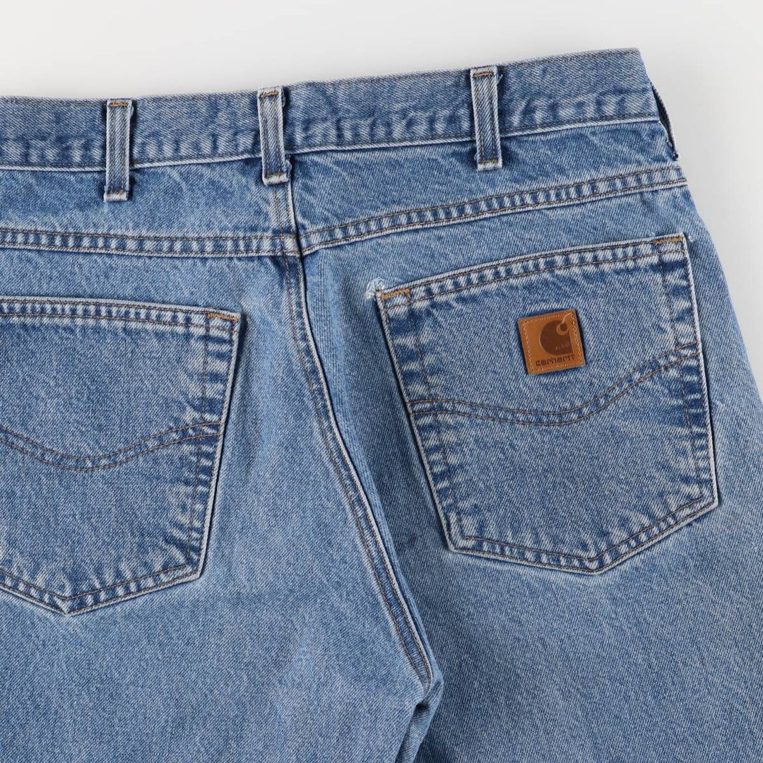 Carhartt Tapered Denim Pants for Men, W32 equivalent cotton blue type Vintage Second Hand