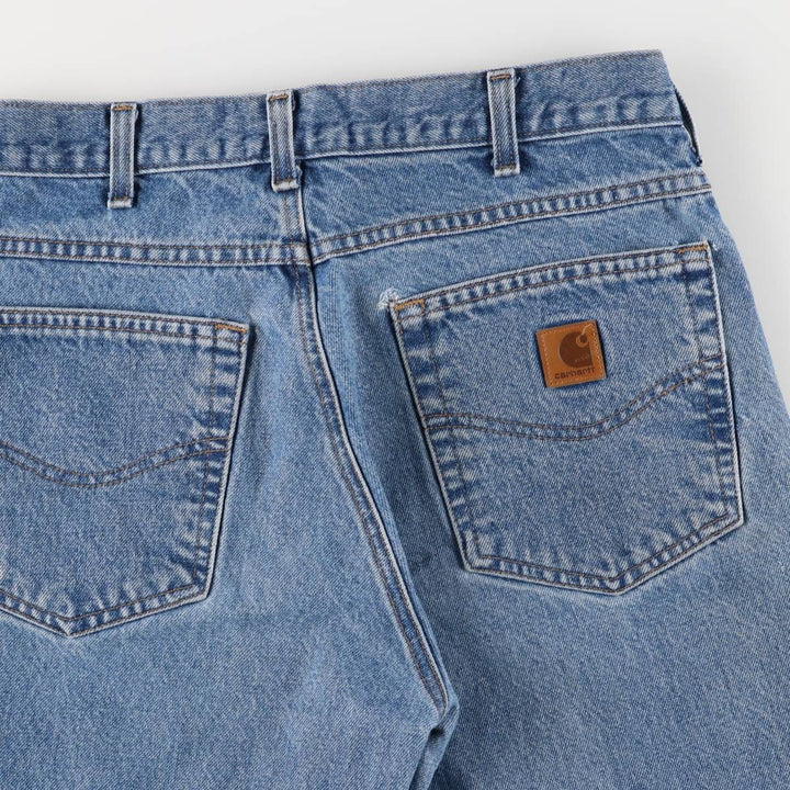 Carhartt Tapered Denim Pants for Men, W32 equivalent cotton blue type Vintage Second Hand