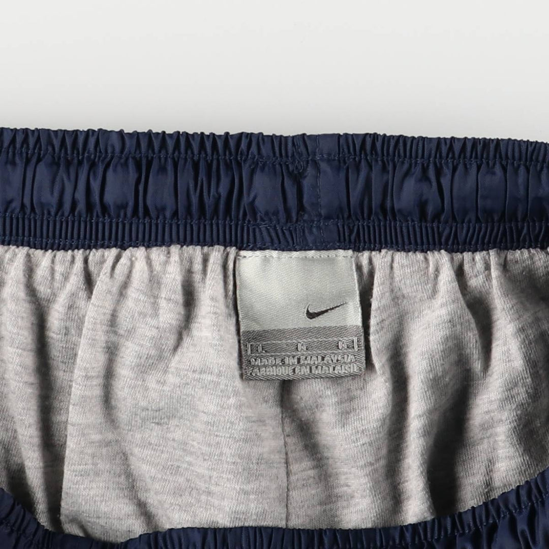 00'S Nike Nylon Pants, Shaka Shaka Pants, Men's L size Nylon navy blue type Vintage Second Hand