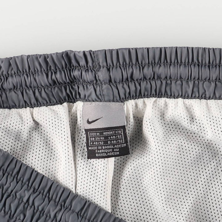 00'S Nike Nylon Pants, Shaka Shaka Pants, Men's M size Nylon gray type Vintage Second Hand