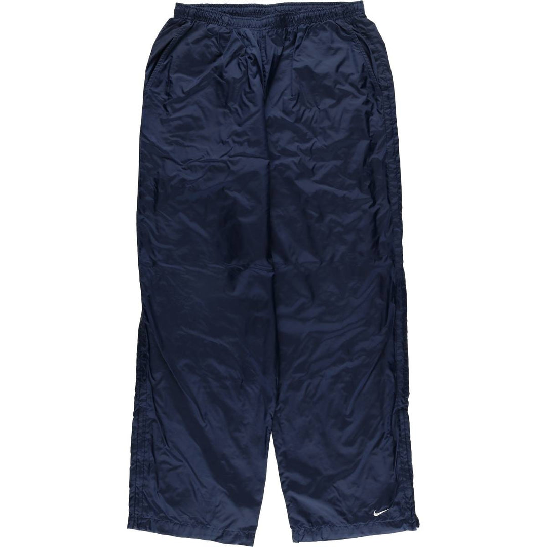 00'S Nike Nylon Pants Shaka Shaka Pants Men's XL Nylon navy blue type Vintage Second Hand