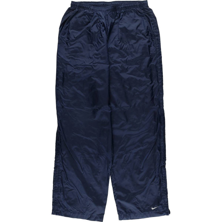 00'S Nike Nylon Pants Shaka Shaka Pants Men's XL Nylon navy blue type Vintage Second Hand