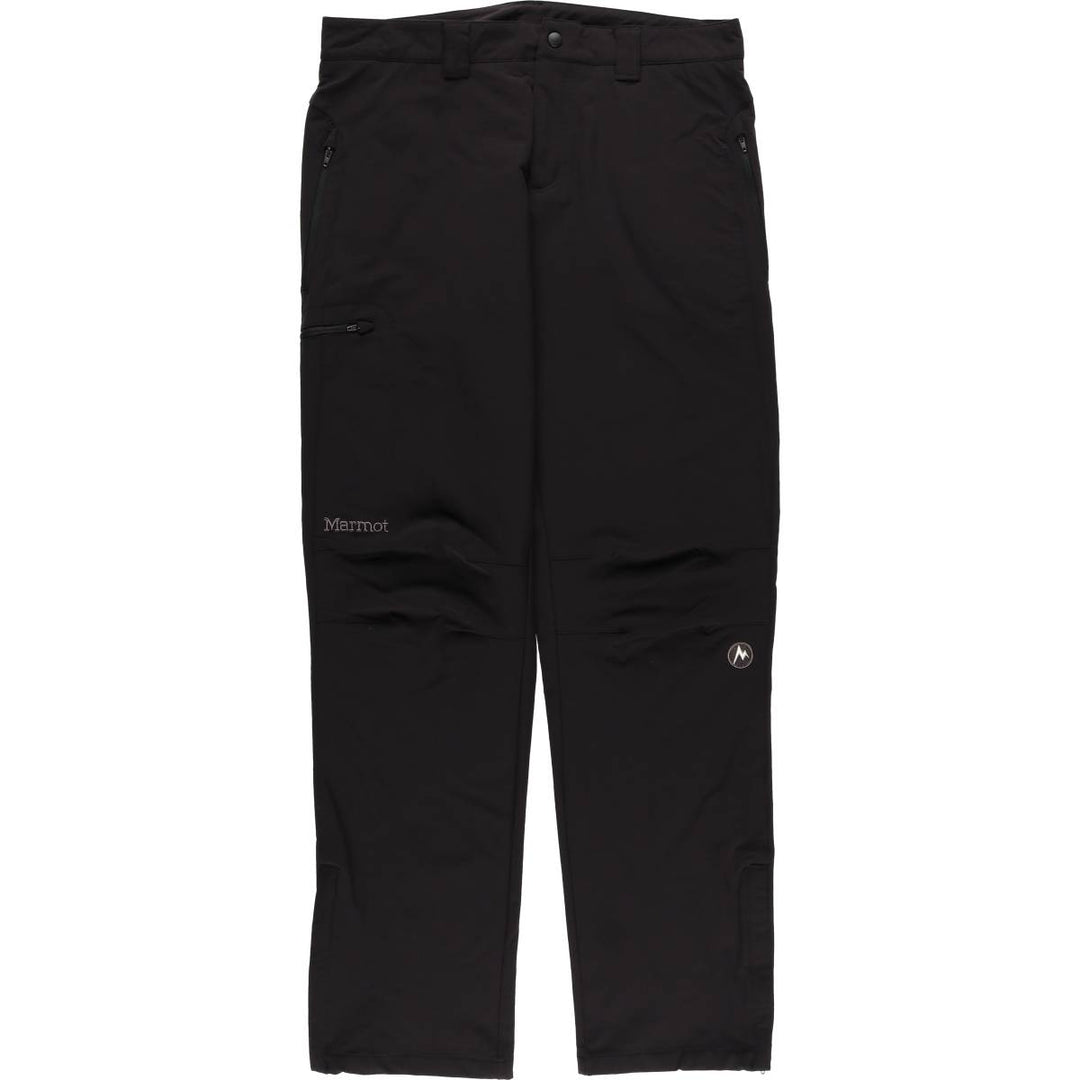 Marmot Softshell Pants Men's W34 equivalent Nylon black type Vintage Second Hand