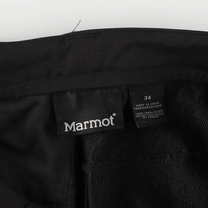Marmot Softshell Pants Men's W34 equivalent Nylon black type Vintage Second Hand