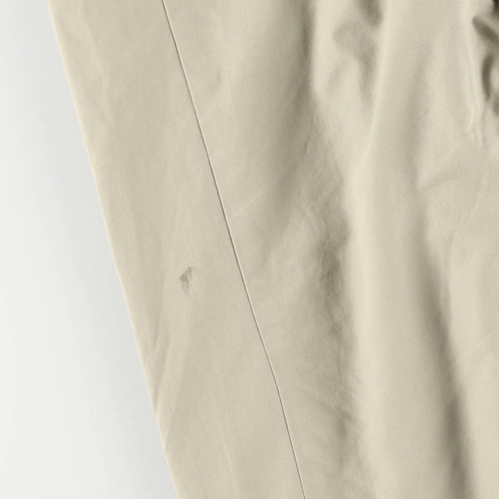 00'S Nike Warm-up Pants, Nylon Pants, Rustling Pants, Men's M Size polyester Beige type Vintage Second Hand