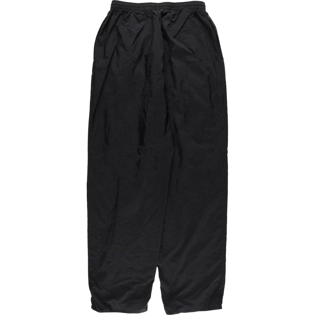 00'S Adidas nylon pants, rustling pants, men's size L Nylon black type Vintage Second Hand