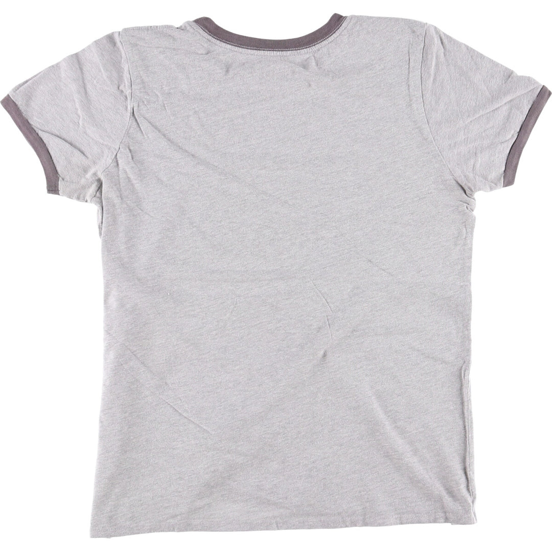 MY NEIGHBOR TOTORO My Neighbor Totoro Character Ringer T-shirt Men's L size cotton gray type Vintage Second Hand