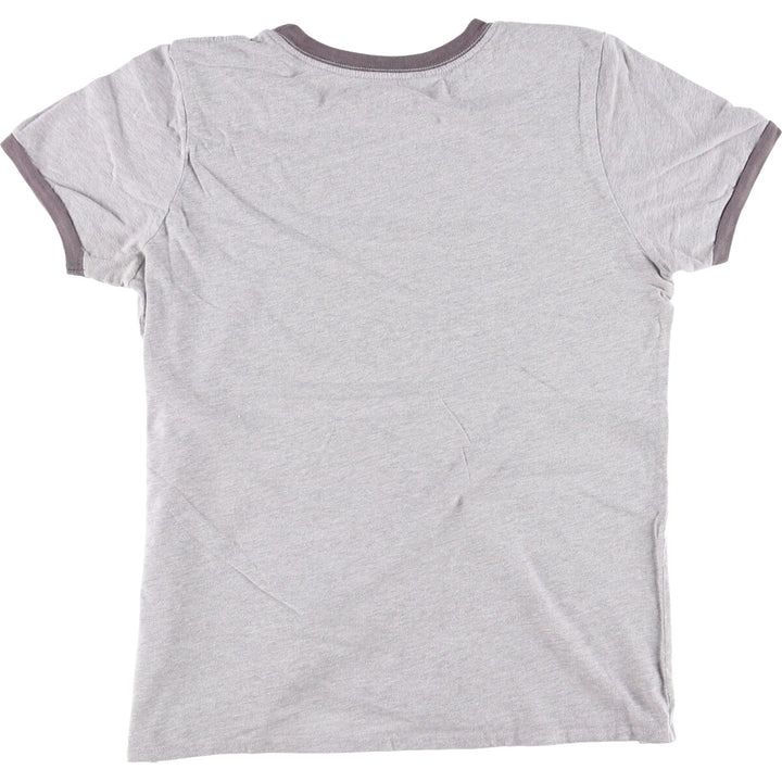 MY NEIGHBOR TOTORO My Neighbor Totoro Character Ringer T-shirt Men's L size cotton gray type Vintage Second Hand