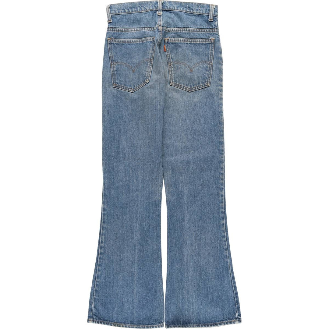 Levi's Orange Tab Flare Cut Denim Pants Women's L (w27) Vintage unclear blue type Vintage Second Hand