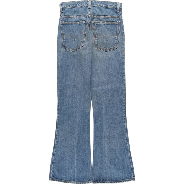 Levi's Orange Tab Flare Cut Denim Pants Women's L (w27) Vintage unclear blue type Vintage Second Hand
