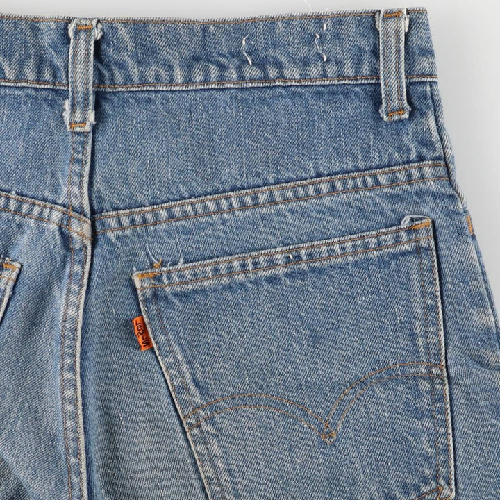 Levi's Orange Tab Flare Cut Denim Pants Women's L (w27) Vintage unclear blue type Vintage Second Hand