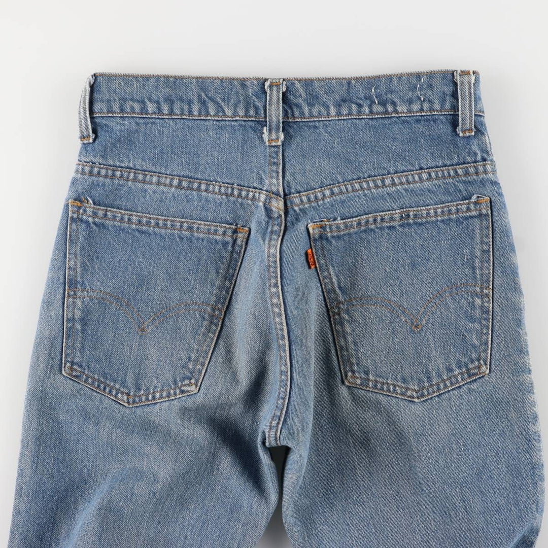 Levi's Orange Tab Flare Cut Denim Pants Women's L (w27) Vintage unclear blue type Vintage Second Hand
