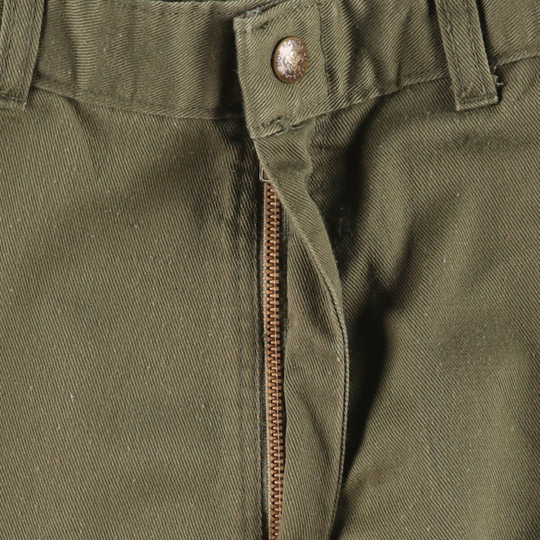 BOY SCOUTS OF AMERICA Boy Scout Pants Women's L (w30) unclear Khaki type Vintage Second Hand