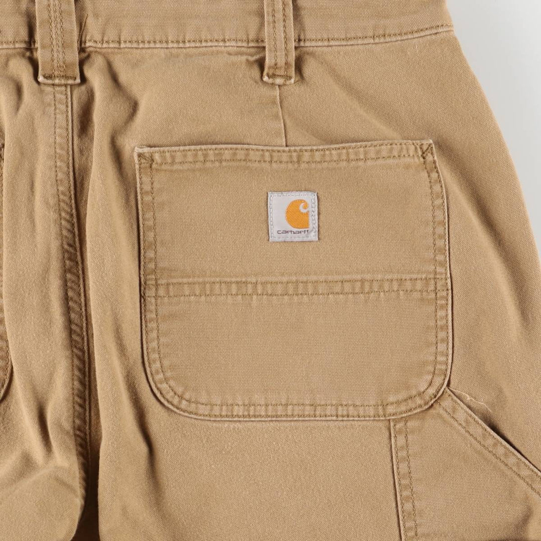 Carhartt Loose Fit Duck Painter Pants Women's XXL (w34) cotton ocher yellow type Vintage Second Hand