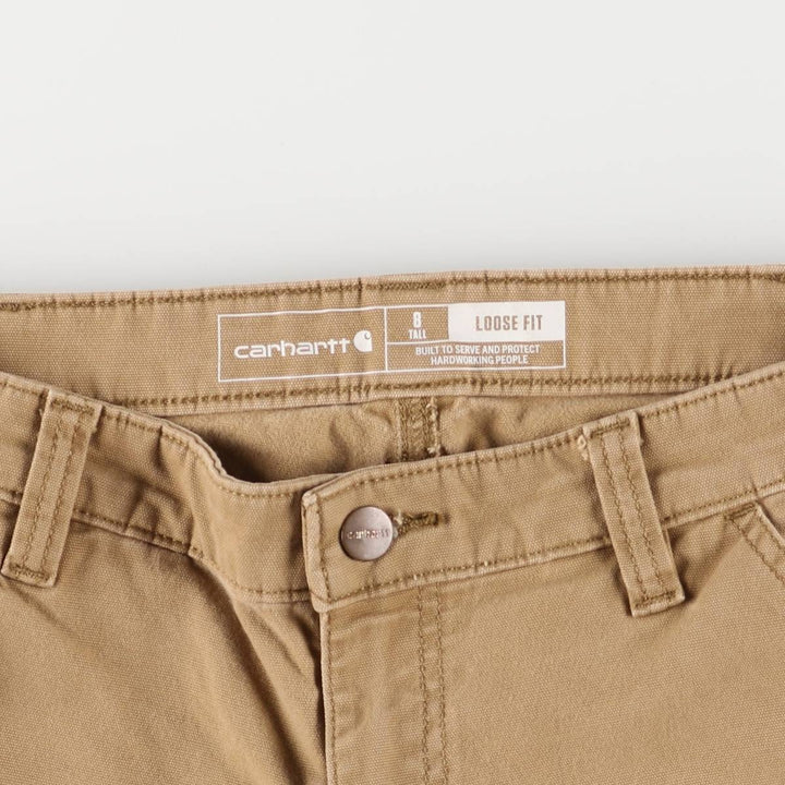 Carhartt Loose Fit Duck Painter Pants Women's XXL (w34) cotton ocher yellow type Vintage Second Hand