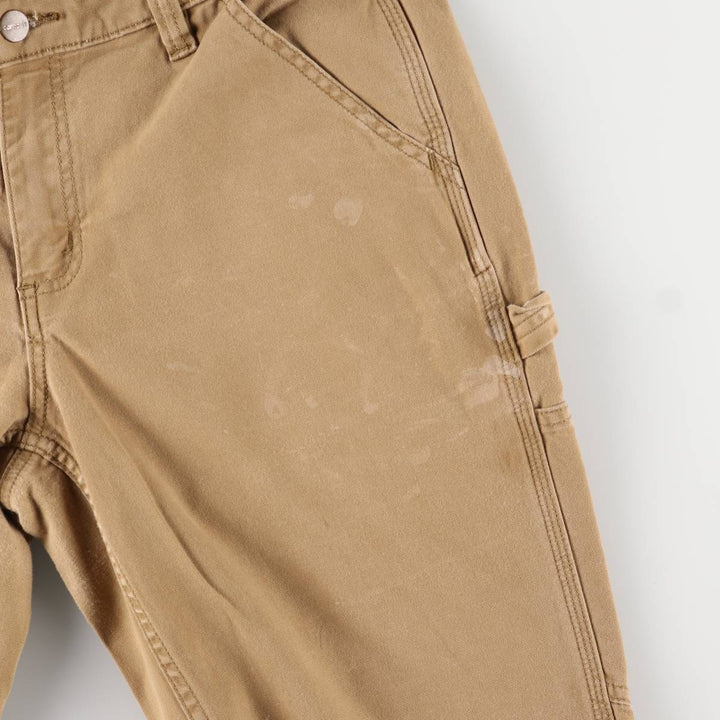 Carhartt Loose Fit Duck Painter Pants Women's XXL (w34) cotton ocher yellow type Vintage Second Hand