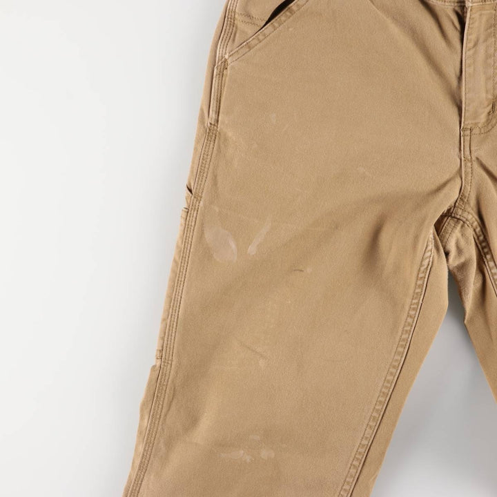 Carhartt Loose Fit Duck Painter Pants Women's XXL (w34) cotton ocher yellow type Vintage Second Hand