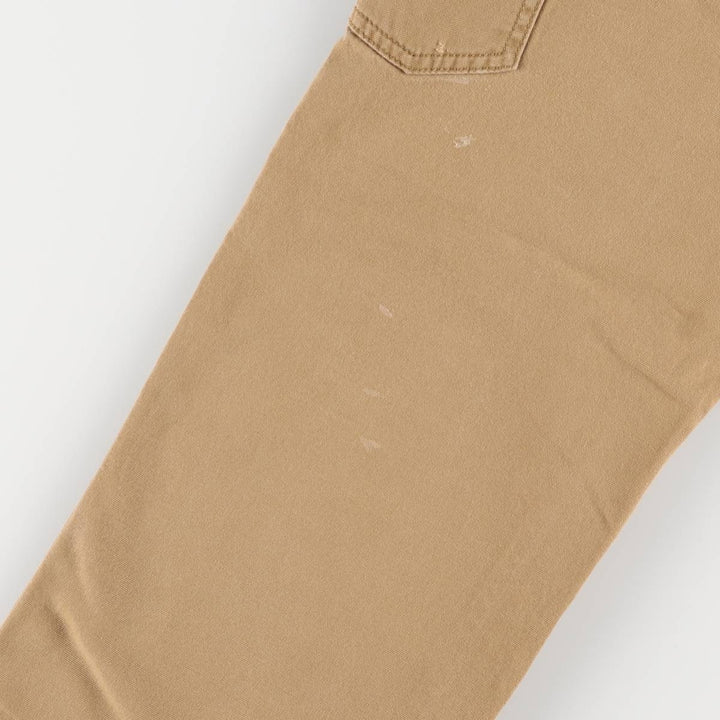 Carhartt Loose Fit Duck Painter Pants Women's XXL (w34) cotton ocher yellow type Vintage Second Hand