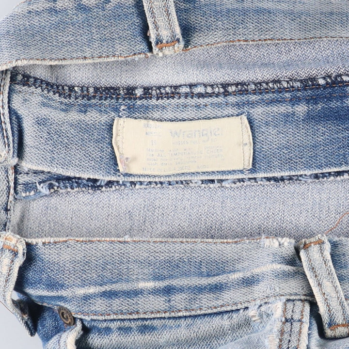 80s-90'S Wrangler Tapered Denim Pants Made in USA Women's XXL (w34) Vintage unclear blue type Vintage Second Hand