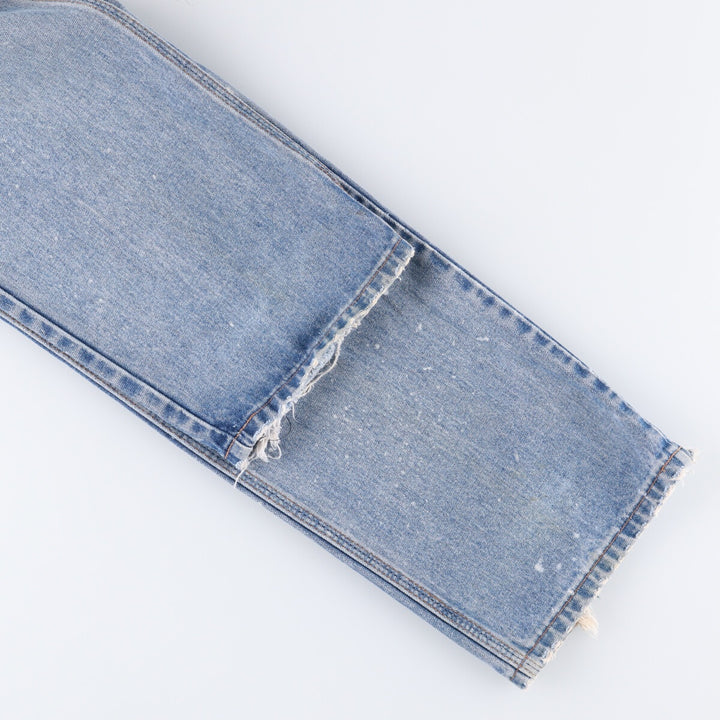 80s-90'S Wrangler Tapered Denim Pants Made in USA Women's XXL (w34) Vintage unclear blue type Vintage Second Hand