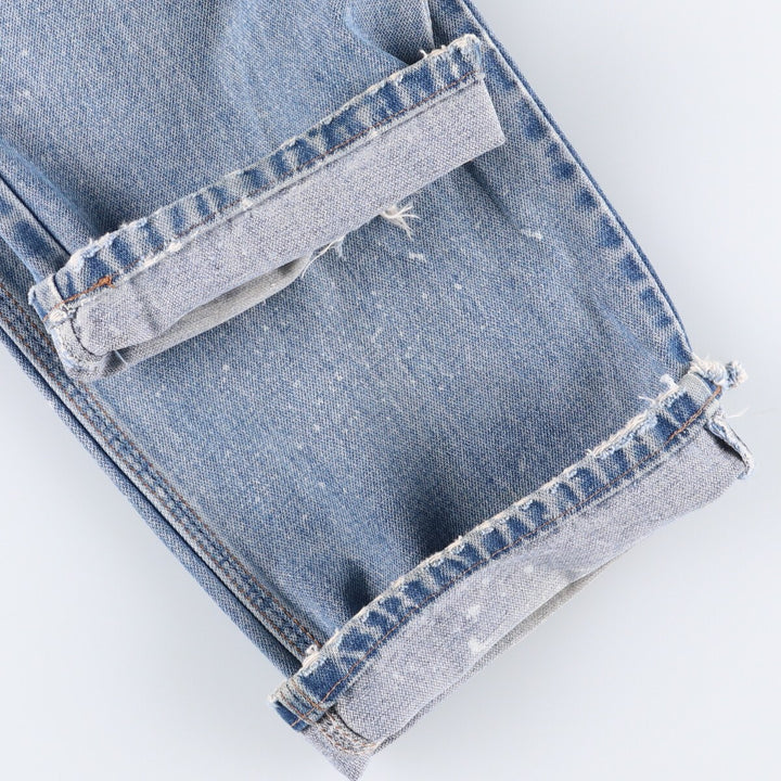 80s-90'S Wrangler Tapered Denim Pants Made in USA Women's XXL (w34) Vintage unclear blue type Vintage Second Hand