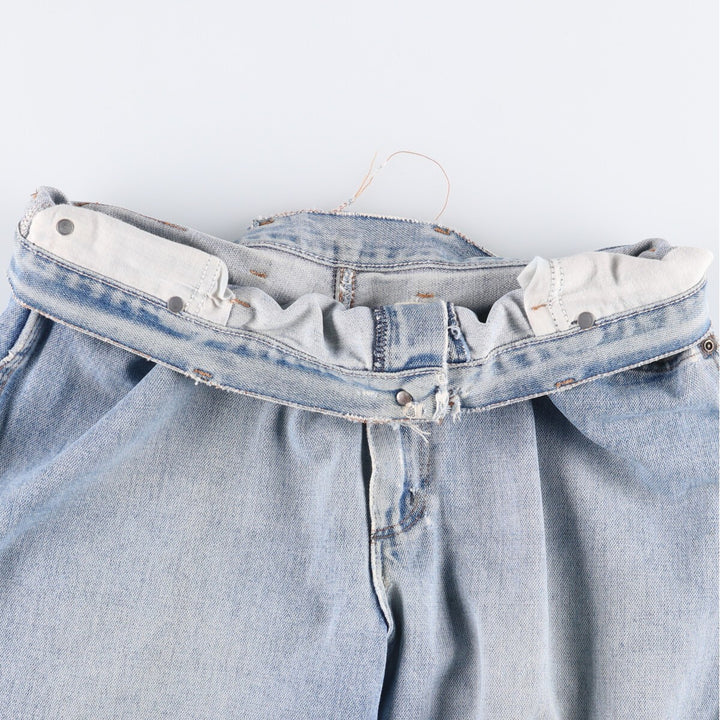 80s-90'S Wrangler Tapered Denim Pants Made in USA Women's XXL (w34) Vintage unclear blue type Vintage Second Hand