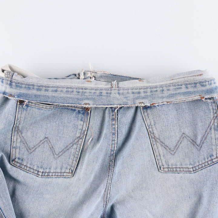 80s-90'S Wrangler Tapered Denim Pants Made in USA Women's XXL (w34) Vintage unclear blue type Vintage Second Hand
