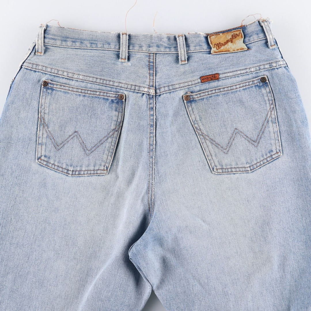 80s-90'S Wrangler Tapered Denim Pants Made in USA Women's XXL (w34) Vintage unclear blue type Vintage Second Hand