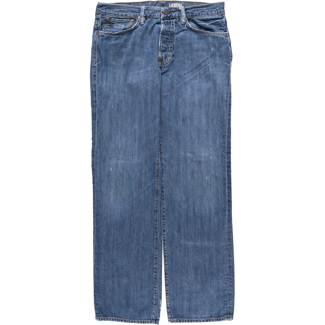 Ralph Lauren POLO RALPH LAUREN straight denim pants for men, W34 equivalent cotton blue type Vintage Second Hand