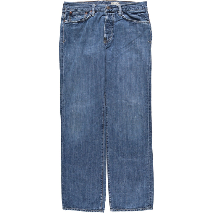 Ralph Lauren POLO RALPH LAUREN straight denim pants for men, W34 equivalent cotton blue type Vintage Second Hand