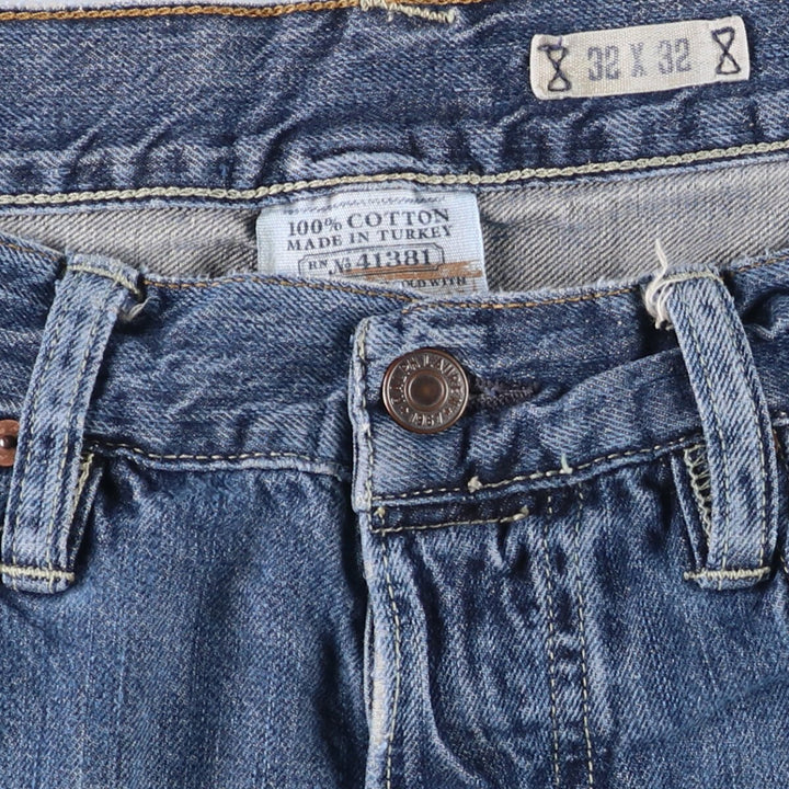 Ralph Lauren POLO RALPH LAUREN straight denim pants for men, W34 equivalent cotton blue type Vintage Second Hand