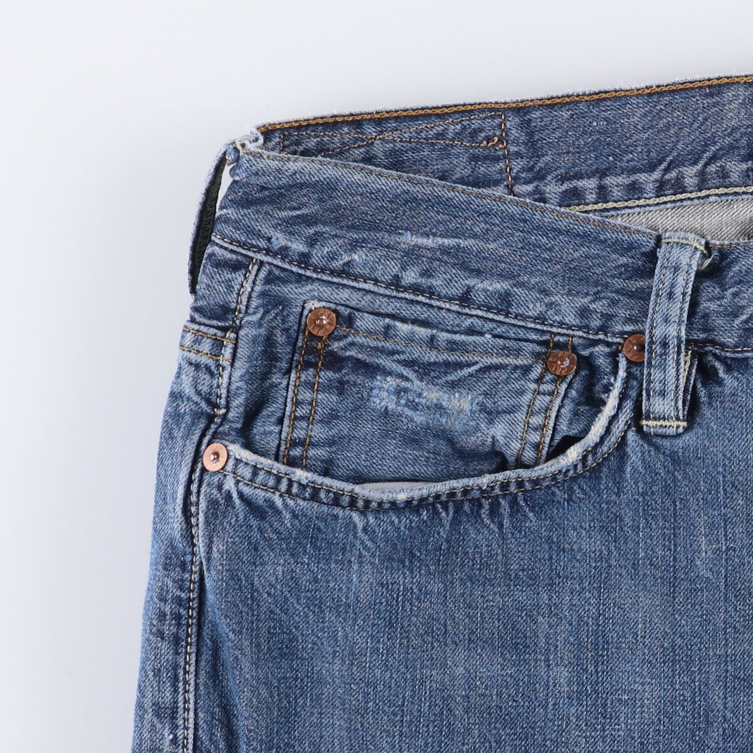 Ralph Lauren POLO RALPH LAUREN straight denim pants for men, W34 equivalent cotton blue type Vintage Second Hand