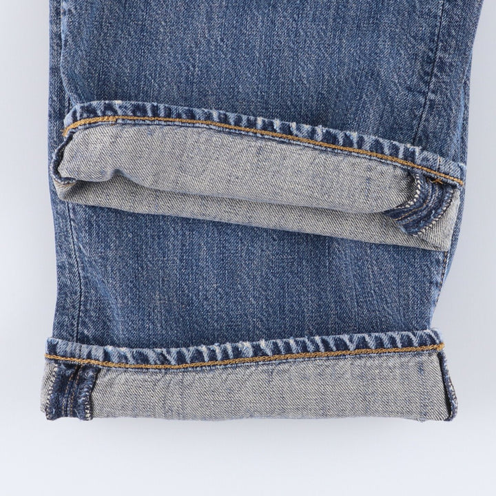 Ralph Lauren POLO RALPH LAUREN straight denim pants for men, W34 equivalent cotton blue type Vintage Second Hand