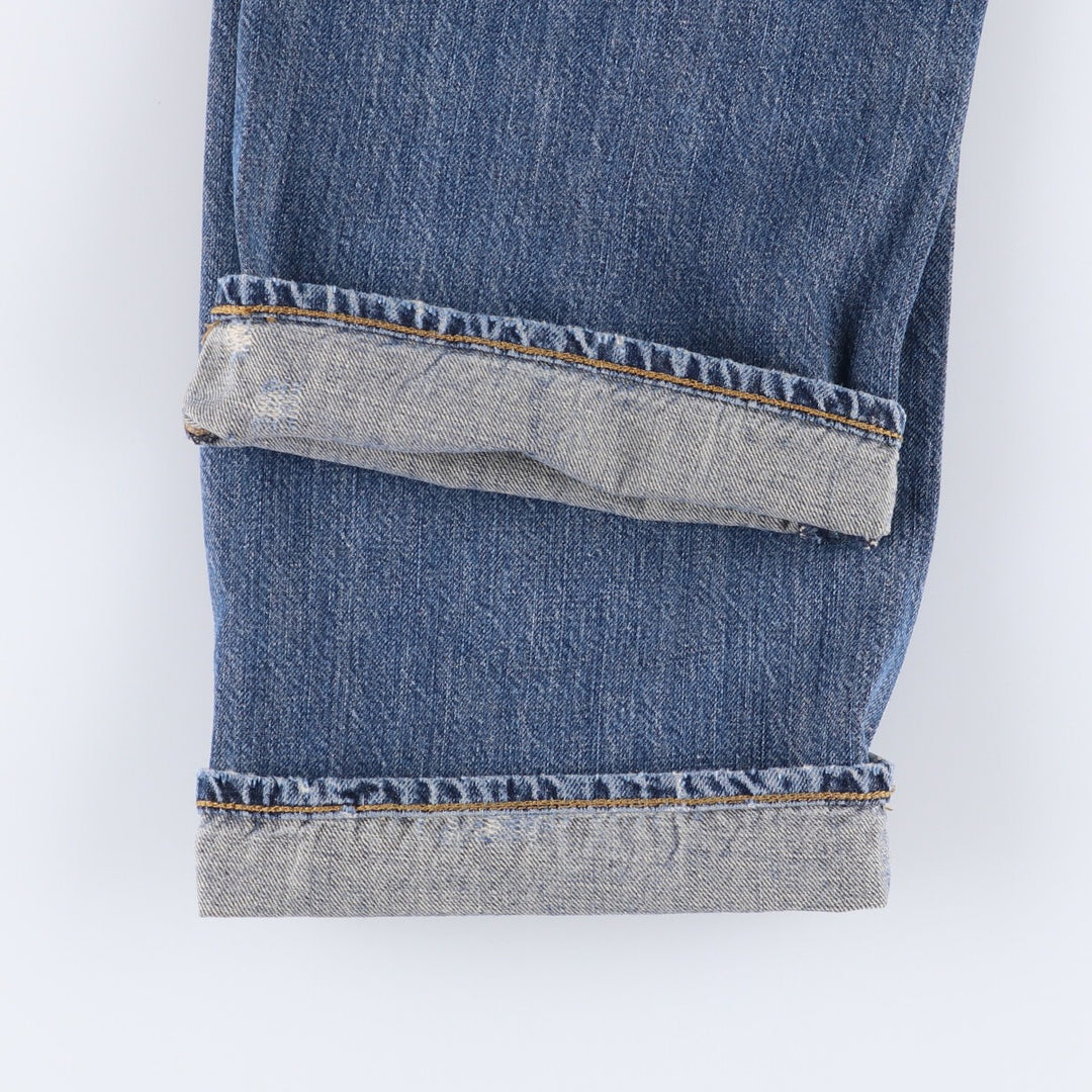 Ralph Lauren POLO RALPH LAUREN straight denim pants for men, W34 equivalent cotton blue type Vintage Second Hand