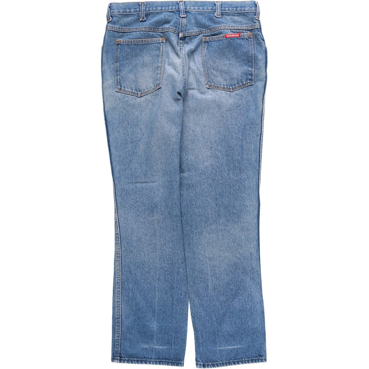 Dickies Straight Denim Pants for Men, W34 equivalent unclear blue type Vintage Second Hand
