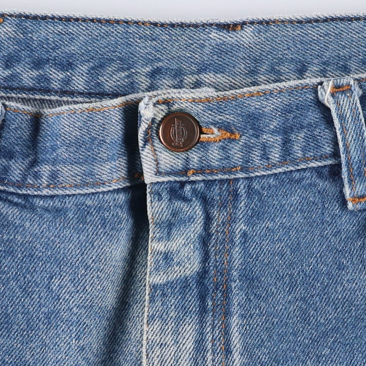 Dickies Straight Denim Pants for Men, W34 equivalent unclear blue type Vintage Second Hand