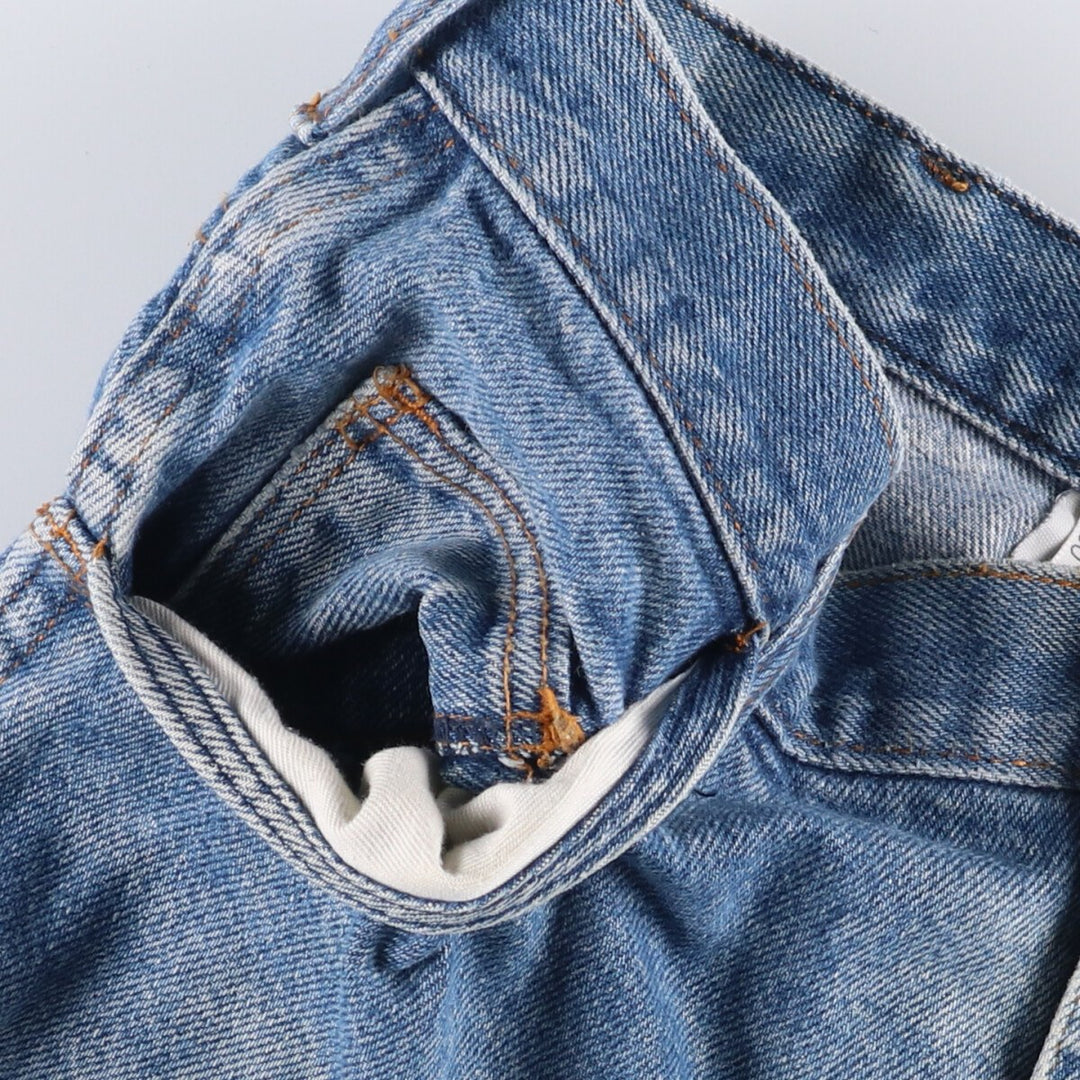 Dickies Straight Denim Pants for Men, W34 equivalent unclear blue type Vintage Second Hand
